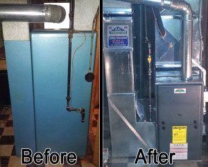 Furnace Repair Shelby Township Special before and after image